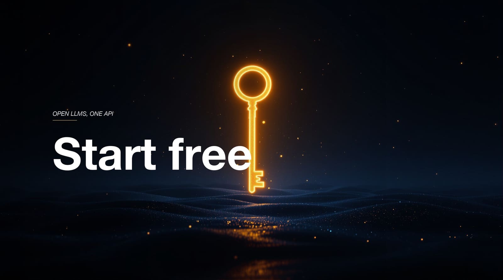Open Source LLMs, One API — Start Free with Kyma